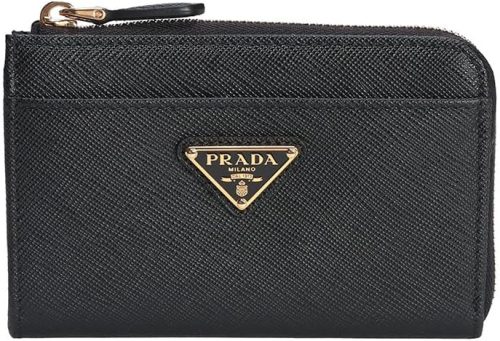 プラダ(PRADA) サフィアーノレザートライアングル キーチェーン