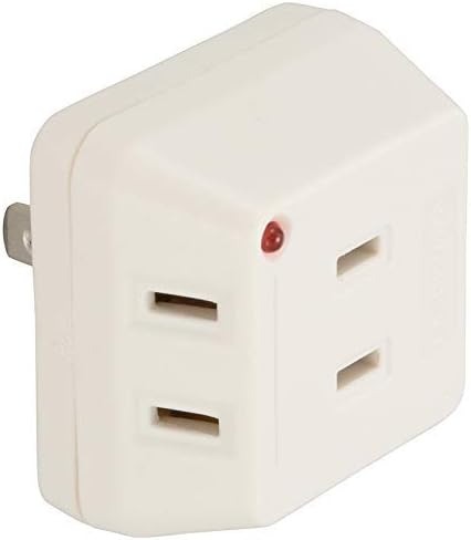 オーム電機(OHM ELECTRIC) トリプルタップ 雷ガード 3個口 HS-AK3PBT 00-6966