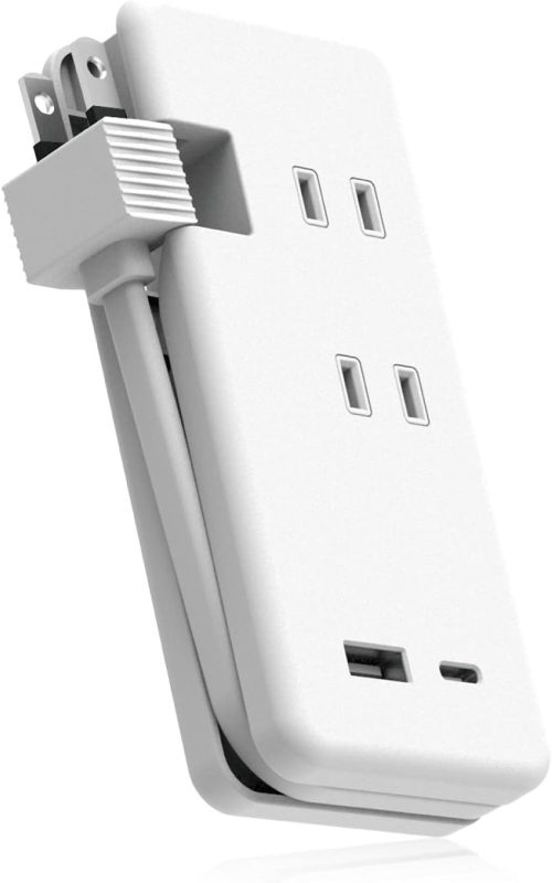 エレコム(ELECOM) 15W USB-A×1+USB-C×1 モバイルUSBタップ ECT-1802WH