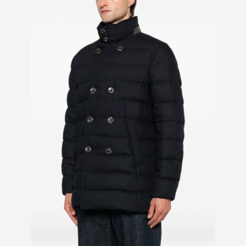 ヘルノ(HERNO) ノーフォークウールブレンド ピーコート