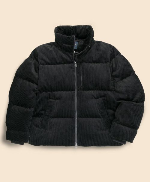 ブルックスブラザーズ(Brooks Brothers) コットン コーデュロイ ショートパッファー ダウンコート