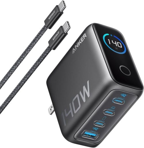 アンカー(ANKER) Anker Charger (140W, 4 Ports) with USB-C & USB-C ケーブル B2697