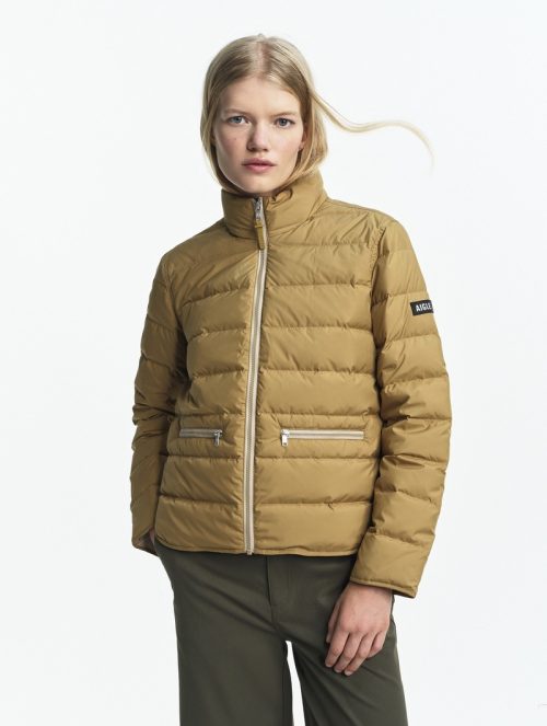 エーグル(AIGLE) 撥水 ショートキルティングダウンジャケット T-KIT