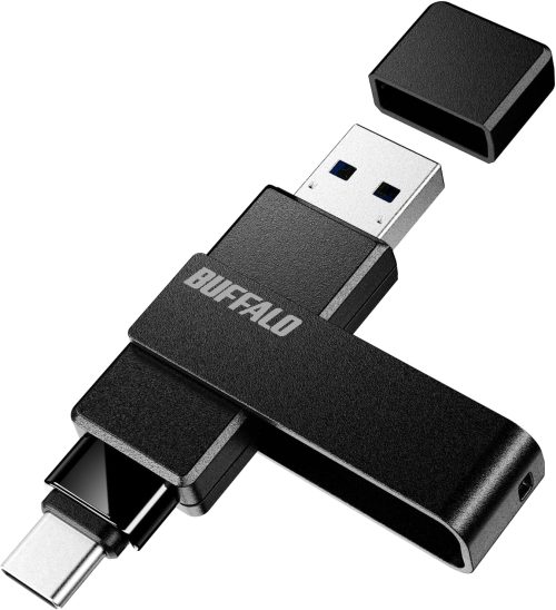 バッファロー(BUFFALO) 回転式USBメモリー RUF3-ACR256G