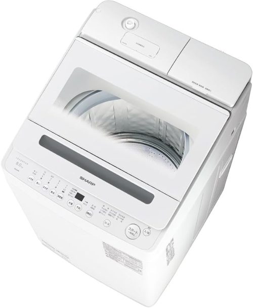 シャープ(SHARP) 穴なし槽 全自動洗濯機 ES-SV8K