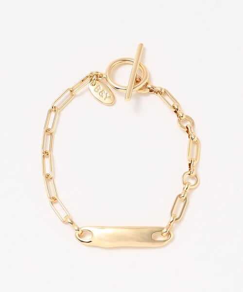 ビューティアンドユース ユナイテッドアローズ(BEAUTY&YOUTH UNITED ARROWS) メタルチェーン×ユニークバー ブレスレット