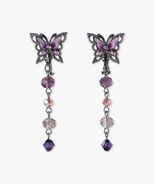 アナ スイ(ANNA SUI) 蝶モチーフ 2WAYイヤリング