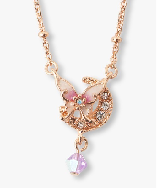 アナ スイ(ANNA SUI) 蝶 三日月モチーフ ネックレス