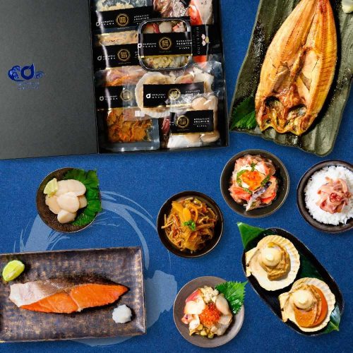 丸市岡田商店 北海道 豪華海鮮セット 8品 縁