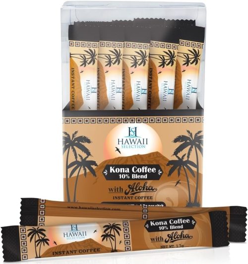 ハワイセレクション(Hawaii Selection) 10%コナブレンド インスタント コーヒー スティック