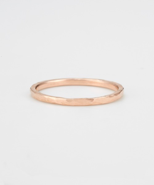 アガット(agete) K10ピンクゴールドピンキーリング