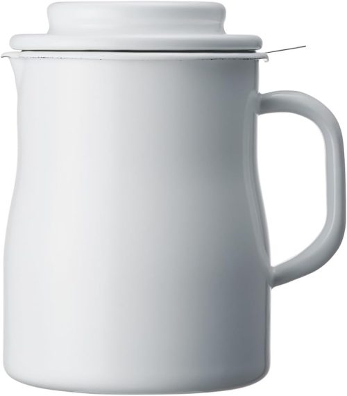 野田琺瑯(Nodahoro) 1回で800mlろ過できる琺瑯オイルポット ロカポ NOL-800