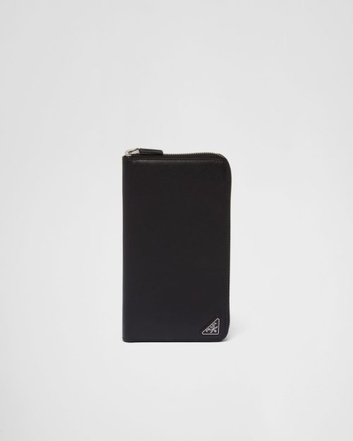 プラダ(PRADA) サフィアーノトライアングル ジップアラウンド財布 2ML188_QHH_F0