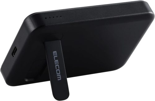 エレコム(ELECOM) ワイヤレスモバイルバッテリー5000mAh スタンド付き EC-C25