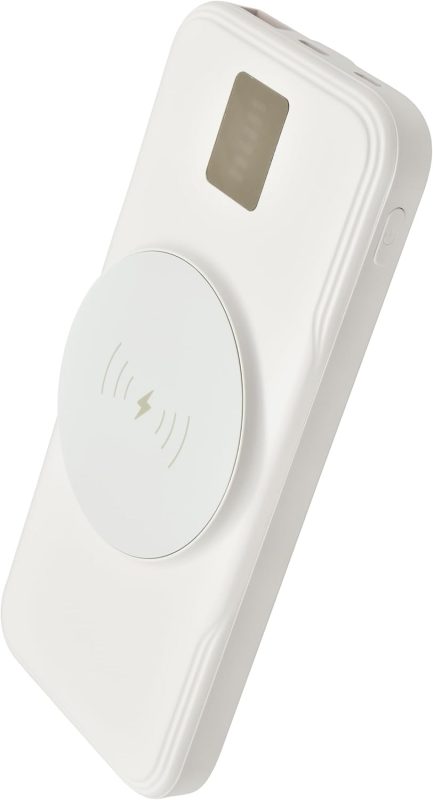 オーム電機(OHM) マグネット式モバイルバッテリー 10000mAh SMP-JV652