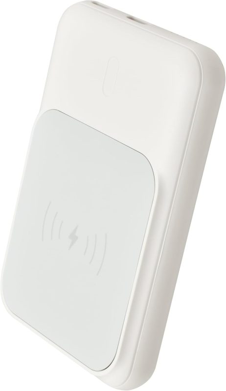 オーム電機(OHM) マグネット式モバイルバッテリー 5000mAh SMP-JV651