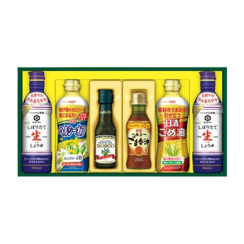 イオンショップ 日清オイリオ バラエティオイル&キッコーマンしぼりたて生しょうゆギフト