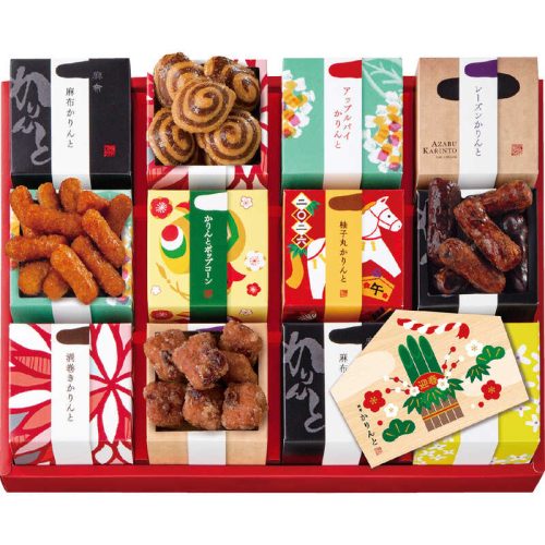 大丸松坂屋 麻布かりんと 冬のキューブ詰合せ