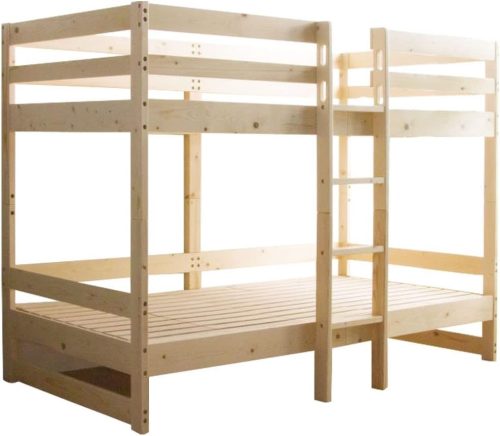 アイリスオーヤマ(IRIS OHYAMA) 天然無垢使用二段ベッド KD-EH001