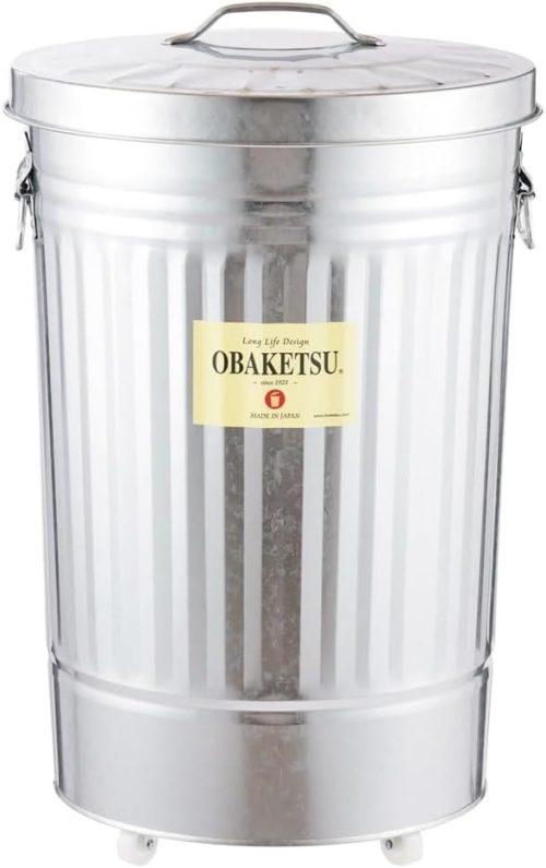 渡辺金属工業 OBAKETSU ゴミ箱 42Lキャスター付き KM45