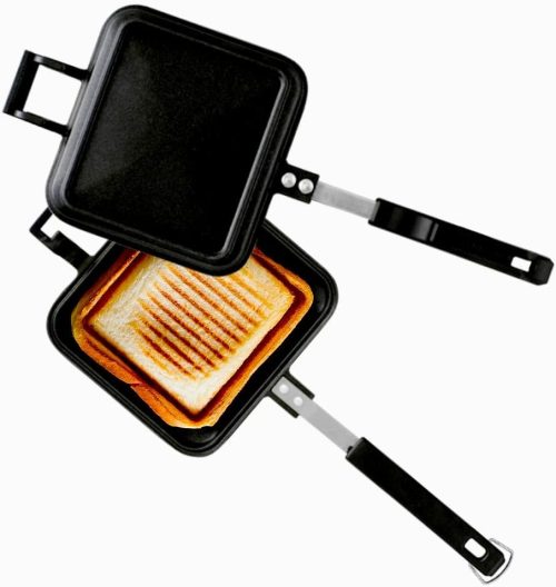 アイリスオーヤマ(IRIS OHYAMA) 具だくさんホットサンドメーカーシングル ガス火専用 NGHS-SG