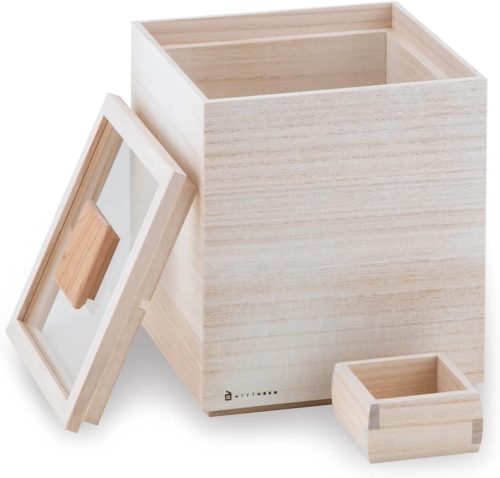 増田桐箱店 米びつ 5㎏ 天然生活