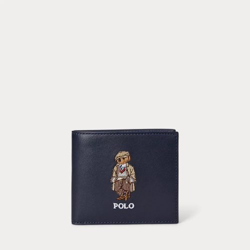 ポロラルフローレン(Polo Ralph Lauren) Polo ベア レザー ビルフォールド コイン ウォレット
