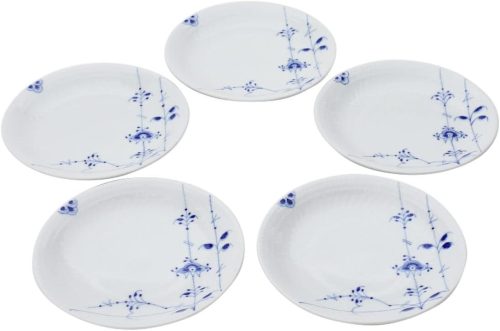 ロイヤルコペンハーゲン(Royal Copenhagen) ブルーパルメッテ プレート 5枚セット 15cm