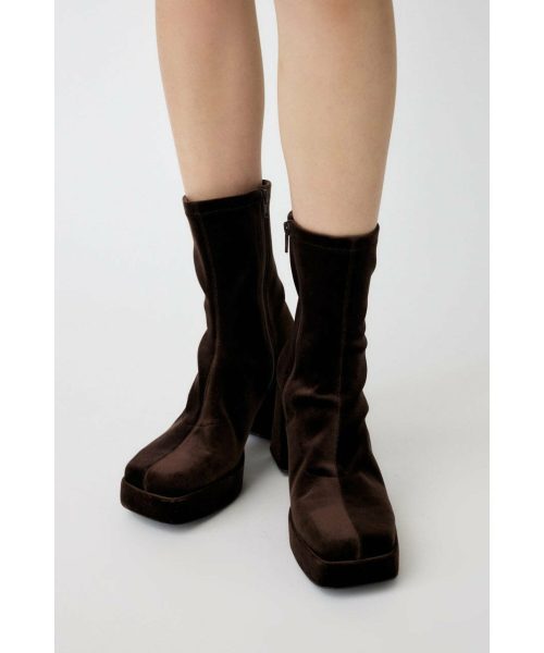 マウジー(MOUSSY) STRETCH BLOCK HEEL ブーツ