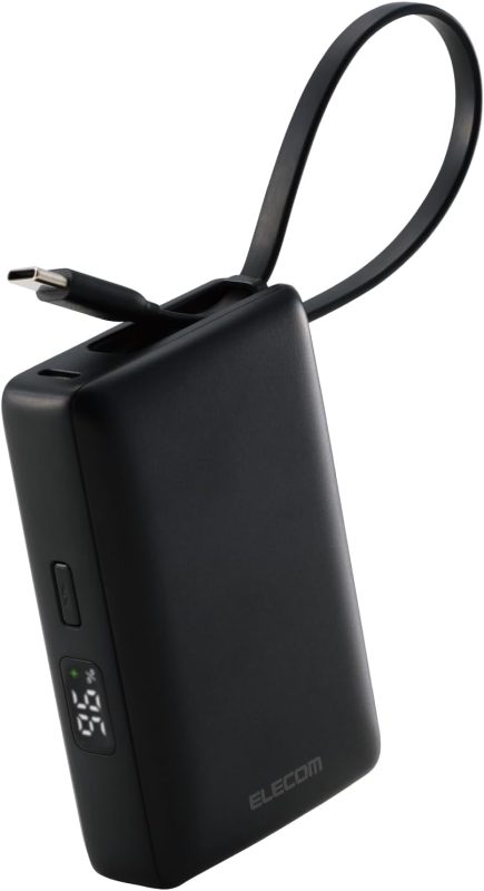 エレコム(ELECOM) ケーブル一体型モバイルバッテリー EC-C43L