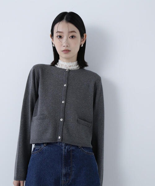 ナチュラルビューティーベーシック(NATURAL BEAUTY BASIC) シルクブレンドカーディガン