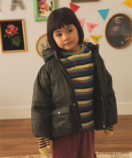 こどもビームス フード ダウン ブルゾン 2025FW