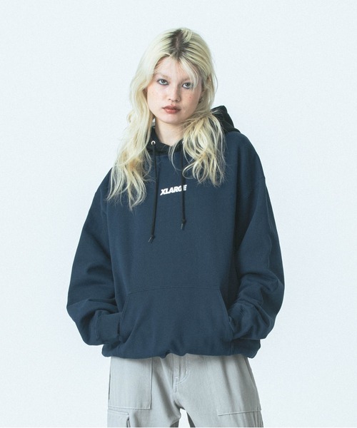 エクストララージ(XLARGE) 2TONE PULLOVER HOODED SWEATSHIRT