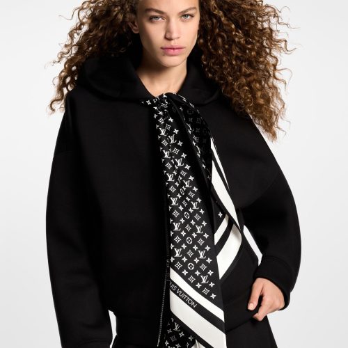 ルイ・ヴィトン(LOUIS VUITTON) モノグラム スカーフ ジップアップフーディ