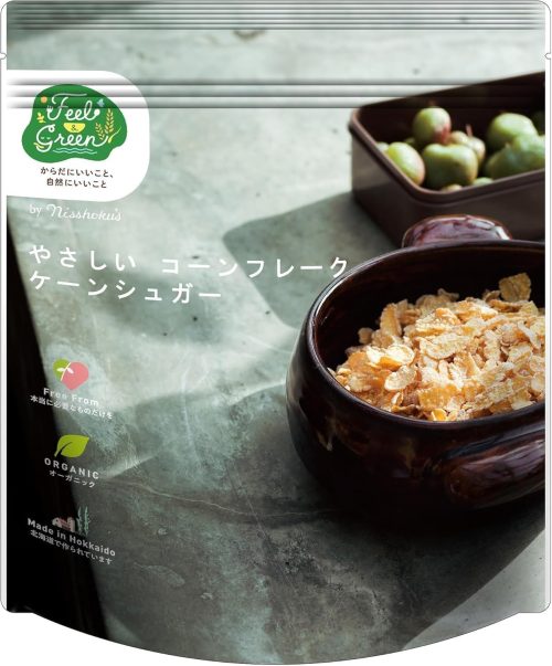 日食 Feel&Green やさしいコーンフレーク ケーンシュガー