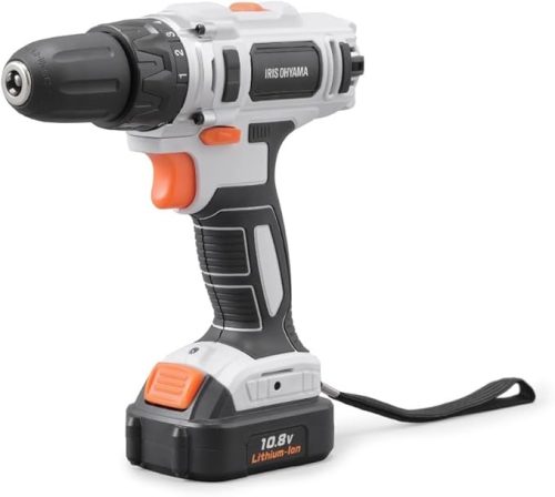 アイリスオーヤマ(IRIS OHYAMA) 電動ドライバー 10.8V 充電式 バッテリー付き JCD28