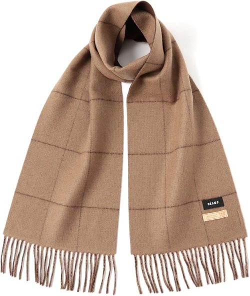ビームス(BEAMS) カシミヤ ウィンドウペンチェック マフラー
