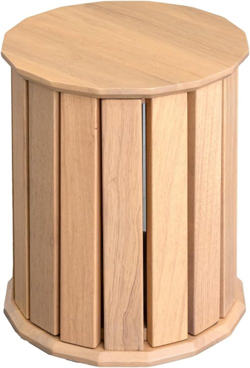 タンスのゲン サイドテーブルになる スツール 天然木 4脚セット 49600299