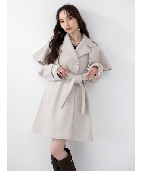 ダズリン(dazzlin) 2WAYケープミニトレンチコート