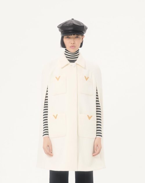 ヴァレンティノ ガラヴァーニ(VALENTINO GARAVANI) ドリルダブル ケープ