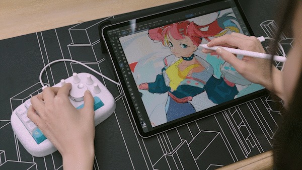 左手用デバイスのイメージ