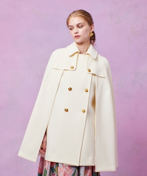 ルルウィルビー(LOULOU WILLOUGHBY) シャルムビーバーケープコート