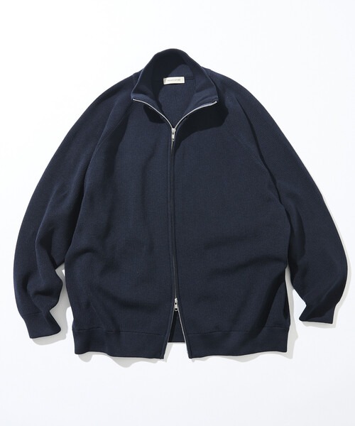 フリークスストア(FREAK'S STORE) リラックスフィット 片畦編み ドライバーズニット