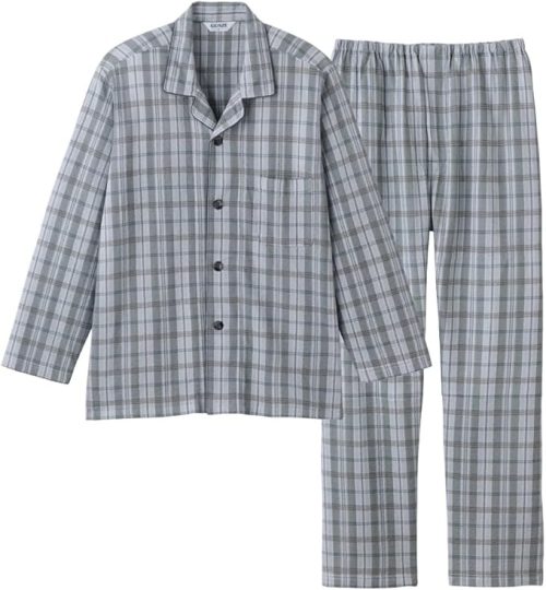 グンゼ(GUNZE) HOT MAGIC 肩ももW保温 パジャマ ソフトキルト 長袖長パンツ