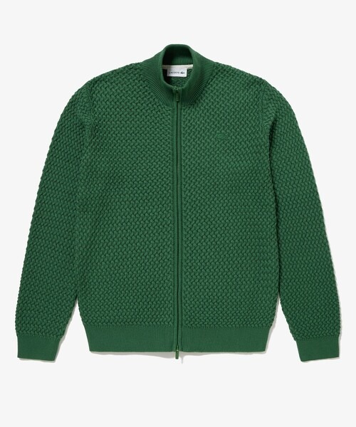 ラコステ(LACOSTE) バスケットニットジップアップ