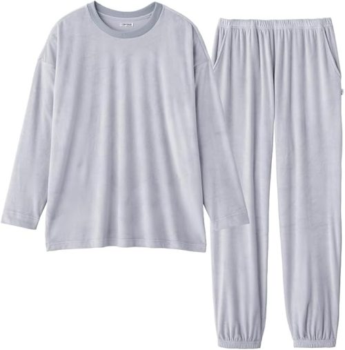 グンゼ(GUNZE) ウチコレ ドロップショルダー ルームウェア ベロア