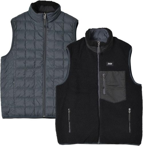 タイオン(TAION) マウンテン リバーシブル ダウン×ボア ベスト