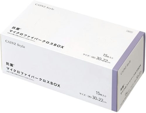 カインズ(CAINZ) 抗菌マイクロファイバークロス BOX 15枚入
