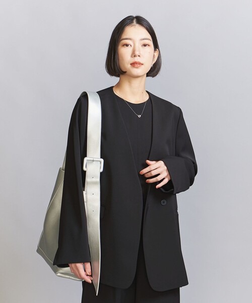 ビューティアンドユース ユナイテッドアローズ(BEAUTY&YOUTH UNITED ARROWS) ダブルクロス カラーレスジャケット ウォッシャブル