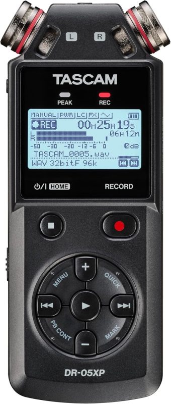 タスカム(TASCAM) 32ビットフロート録音対応 ステレオポータブルレコーダー DR-05XP